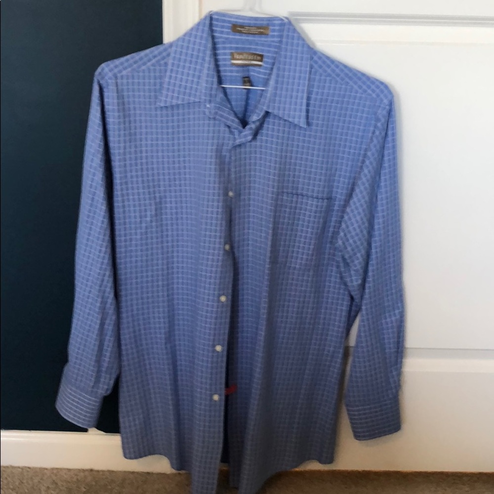 Blue Pattern Dress Shirt